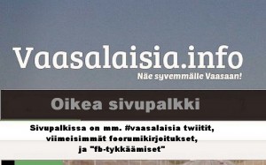 Sivupalkki, jossa on mielenkiintoisia asioita ja uutisia