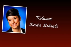 Seida Sohrabin logo, jossa kurdien ja etnisen puhdistuksen teemat