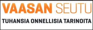 Vaasan seudun kartta, jossa VASEKin logo