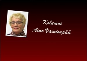 Aino Vainionpään logo: musta teksti valkoisella pohjalla