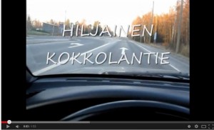 Hiljainen Kokkolantie -kappaleen nuotit ja sanat