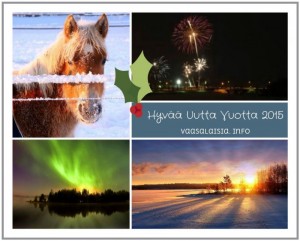 Ilotulitteita ja juhlatunnelmaa uuden vuoden kunniaksi