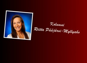 Riitta Pääjärvi-Myllyahon logo, jossa teksti "Opetukseen löydyttävä rahaa"