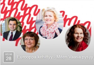 Vaasan kaupunkikuva, joka symboloi kehitystä ja tulevaisuutta