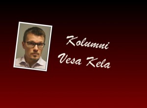 Vesa Kelan blogin logo, jossa teksti "Vesa Kela ps"