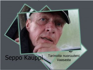 Seppo Kauppi hymyilee kameralle Vaasan maisemissa