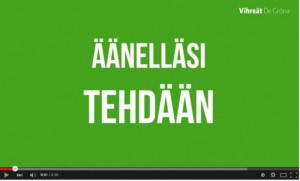 Vihreiden vaalivideo, jossa ehdokkaita ja luontoa