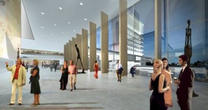 Wasa Stationin rakennus, jossa on useita kerroksia ja ikkunoita