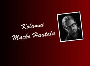 Marko Hautala -logoteksti mustalla pohjalla
