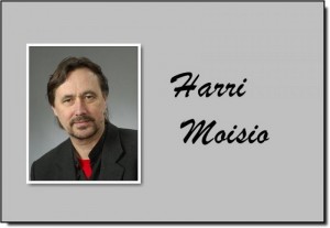 Harri Moision logo, jossa on hänen nimensä ja tunnuskuva