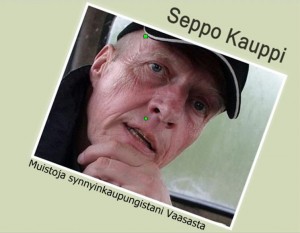 Seppo Kaupin uusi logo, jossa on moottoripyöräaihe