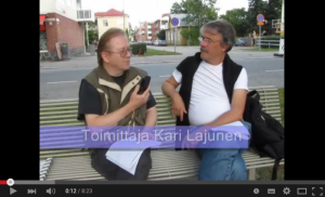 Kadar Lajunen, kaupungin virkamies, virallisessa muotokuvassa
