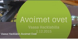 Vaasa Hacklabin tilat ja laitteistoa esittelyssä