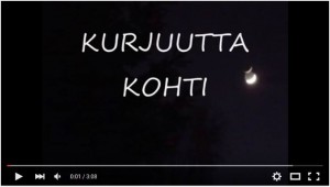 Herkoo11-sarjakuvan hahmo matkalla kohti kurjuutta