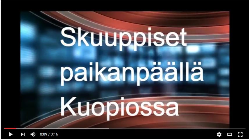 Jalkapallofanit kokoontuneet ennen Kuopion matsia