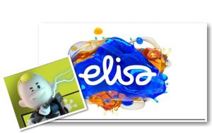 Elisan ja Anvian logot rinnakkain