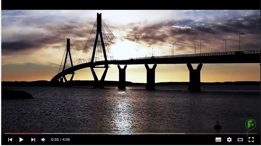 Luonnonkaunis maisema, ehkä Vaasasta tai Merenkurkusta