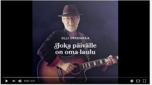 Olli Orrenmaan uuden singlen "Joka päivälle" kansikuva