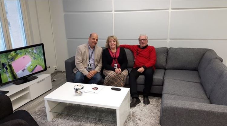 Aninkaisen uusi toimisto Vaasassa, moderni sisustus