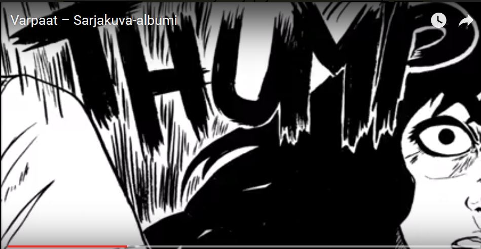 Marko Hautalan varpaat, joista sarjakuvataiteilija Broci teki sarjakuvan