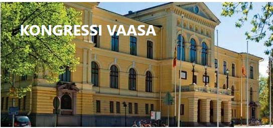 Vaasan kaupunkikuva, ehkä kongressikeskus tai kokouspaikka
