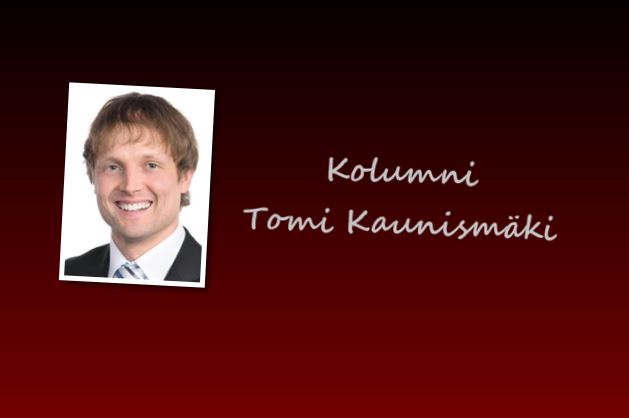 Tomi Kauniasmäen logo ja nimi