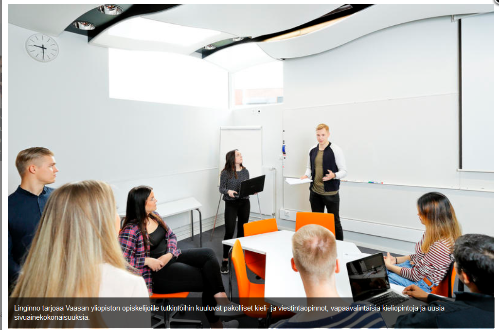 Liginno-logon tyylitelty teksti, jossa on vihreä lehti