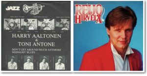 Harry Aaltonen ja Reijo-veli poseeraavat valokuvassa