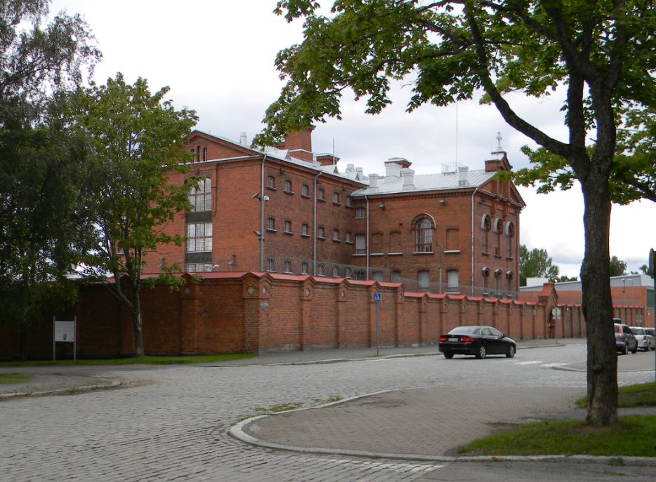 Vaasan vankilan, "Rantahotellin", ulkokuva marraskuussa 1988