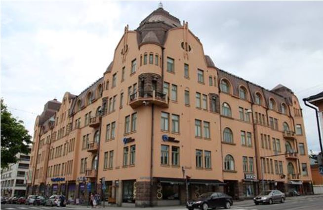 Wasaborgintalo, komea kivitalo Vaasassa, 1900-luvun alusta