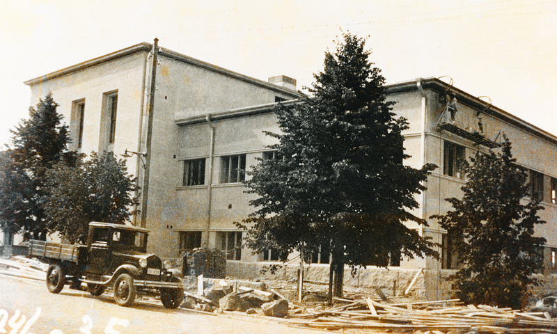 Vaasan vanha kirjastorakennus, jossa toimi aikoinaan kirjapaino